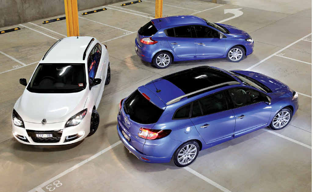 The new Renault Megane range. The new Renault Megane range.